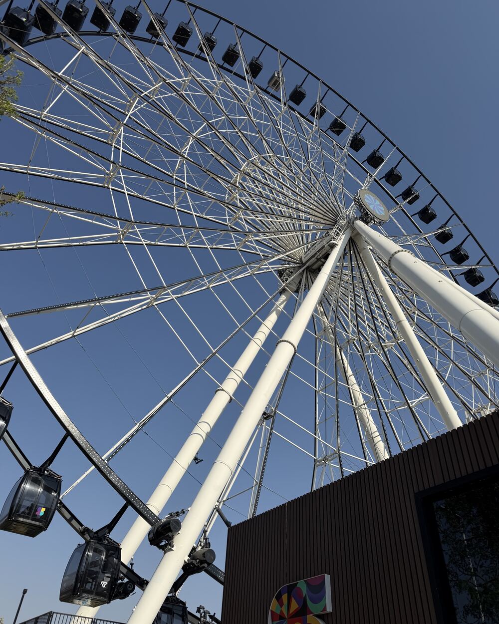 Die Estrella de Puebla, ein 80 Meter hohes transportables Riesenrad in Puebla